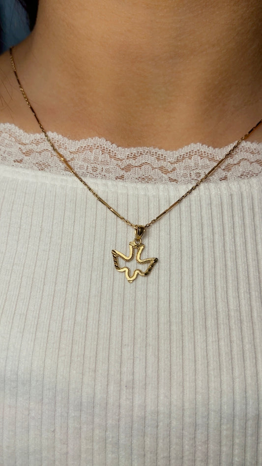 Gold Dove Pendant